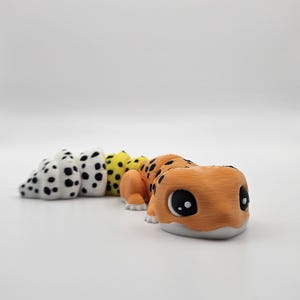 Spotted Gecko | 3D Printed Articulating Flexi Fidget