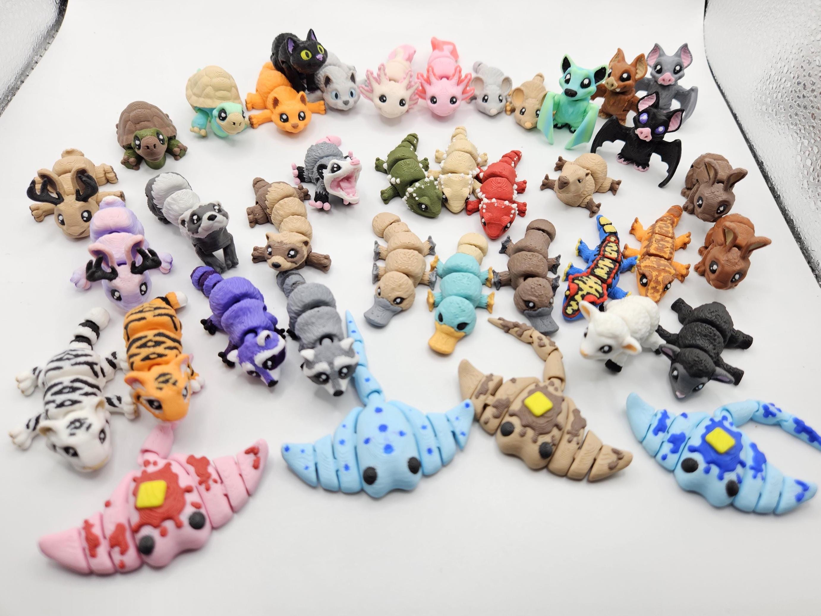 RANDOM Packs of Detailed Pocko Pets | 0.8-1.5in | 3D Printed Mini