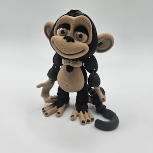 Monkey | 3D Printed Articulating Flexi Fidget