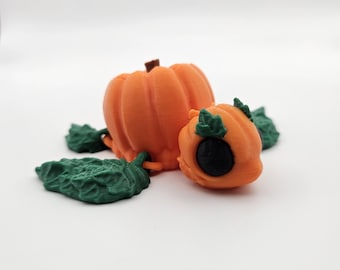 Tortue citrouille | Flexi Fidget articulé imprimé en 3D