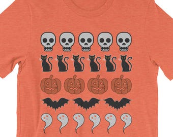 Ugly Halloween Costume T Shirt-Scary T shirt-Halloween T shirt-Pumpkin T shirt-Skull T shirt-Ghost T shirt-Black Cat-Mens Halloween Shirt