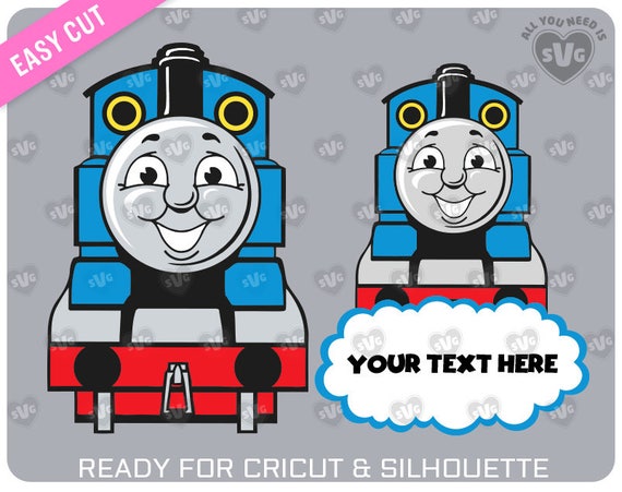 Download Thomas The Train Svg For Cutting Machines Cricut Silhouette Etsy