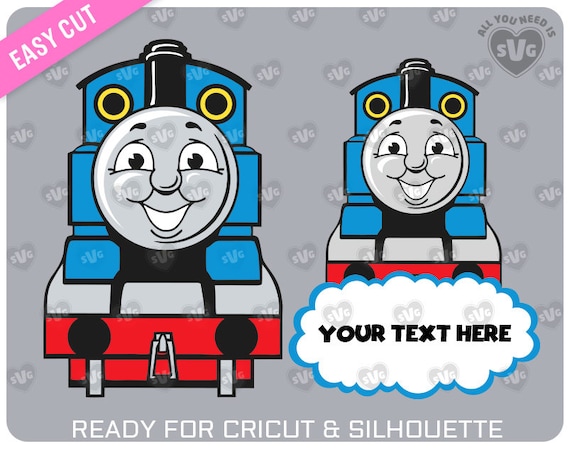 Download Thomas The Train Svg For Cutting Machines Cricut Silhouette Etsy