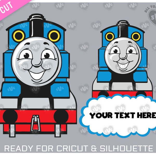 THOMAS THE TRAIN svg Für Schneidemaschinen (Cricut, Silhouette, ScanNcut, Brother,...) - svg, dxf, png, ai Format zur Verfügung gestellt.