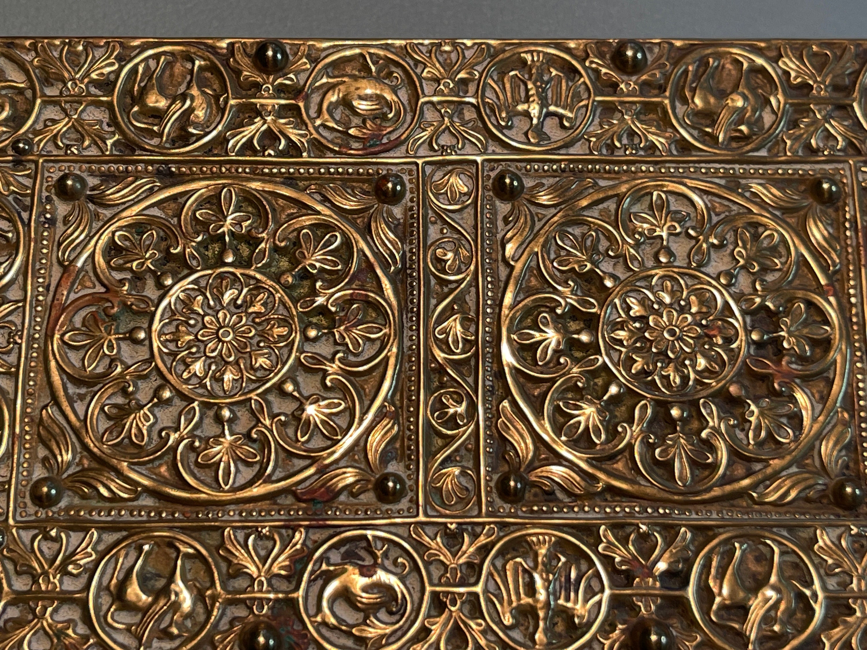 工芸品 antique art nouveau brass box Antiques Atlas - Carl Deffner Art Nouveau Brass Box C1910