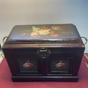 Antique Wooden Chest Box