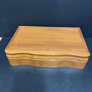 Vintage wooden jewelry Box