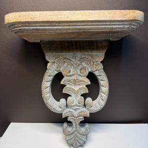 Wall Sconce Shelf Corbel Decorative Wooden Display Shelf