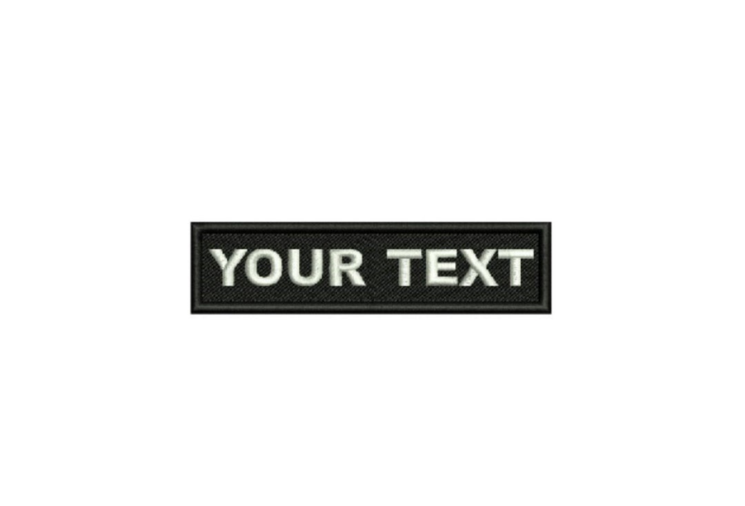 Custom Embroidered Patch With Hook and Loop Fasteners or SEW - Etsy UK