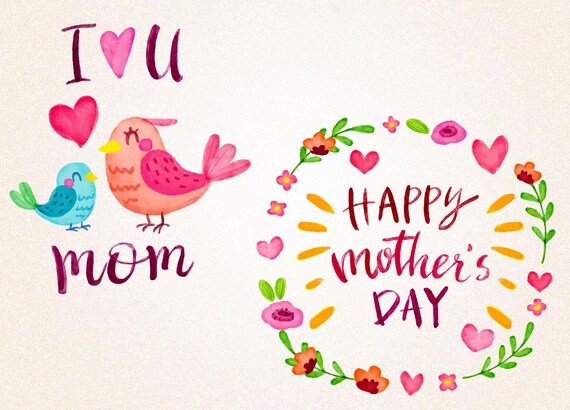 Download Happy Mother's Day SVG/I love you mom SVGPNGeps | Etsy