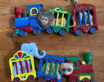 ヴィンテージ バーウッド サーカス トレイン ウォール プレート ベビー