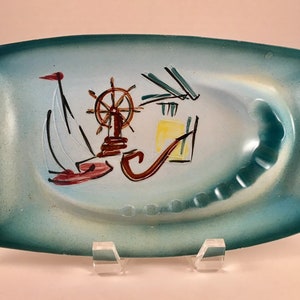 Vintage Spray Décor Vintage 50&#39;s Nautical Ashtray Key Tray