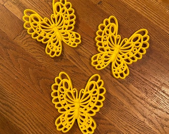 Vintage 60’s Butterflies Wall Décor