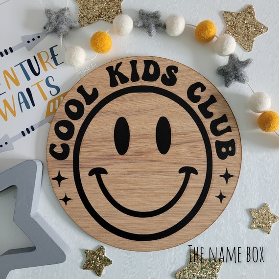 Cool Kids Club - kids room wall decor