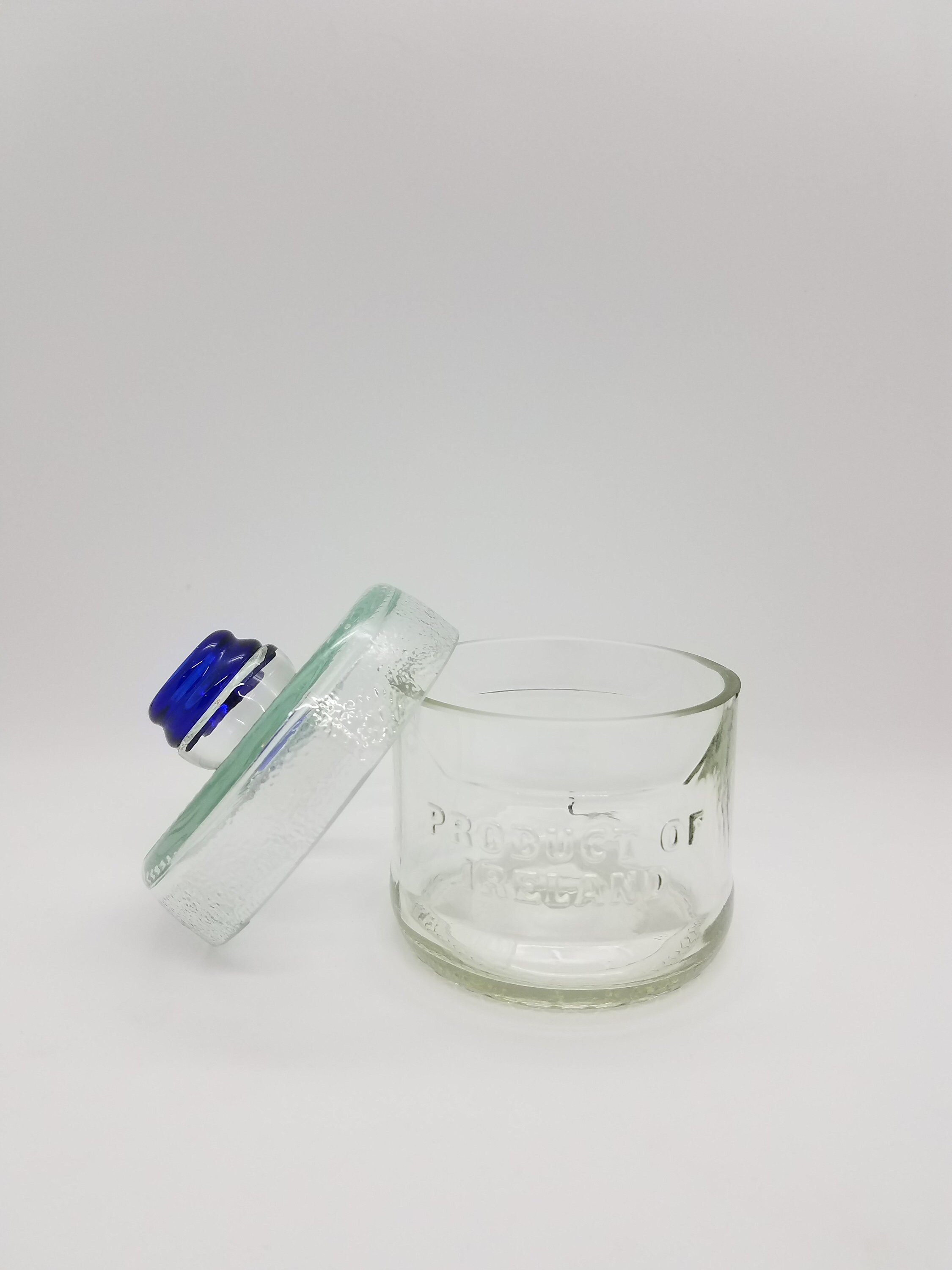 Recycled glass jar or bulk product jar Upcycling unique Etsy