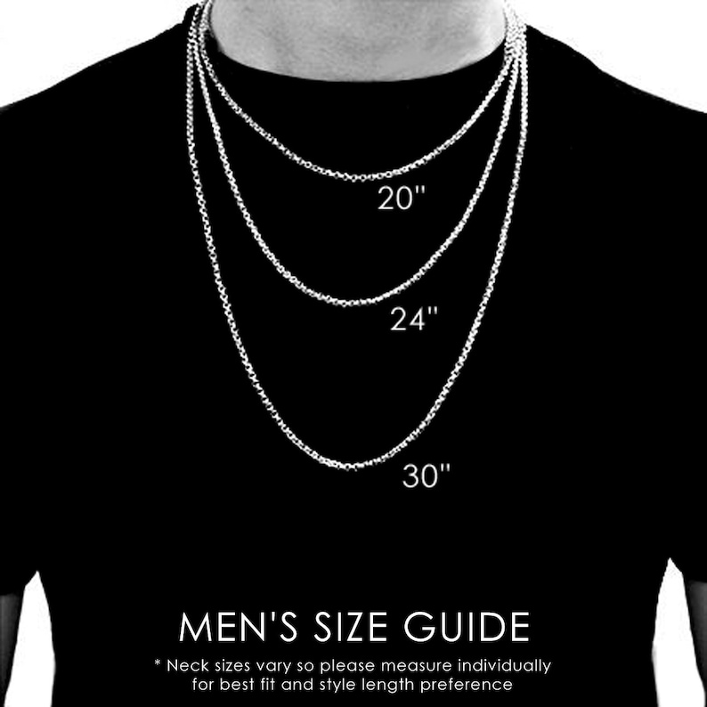 925 Sterling Silver Figaro 7.6mm Chain Necklace 22 24 26 28 30 inches