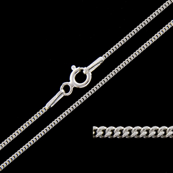 GORGEOUS NEW 925 SILVER LINK CHAIN IN LENGTHS 16-30in FREE UK P/&P