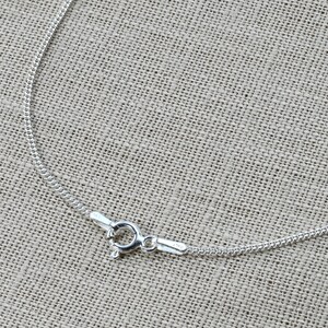 925 Sterling Silver Chain 20 In 2mm Sterling Silver Filled Chain Necklace For Pendants - 16"/18"/20"/22"/24" Lengths, Simple & Durable 925 Sterling Silver Necklace - Foto 9