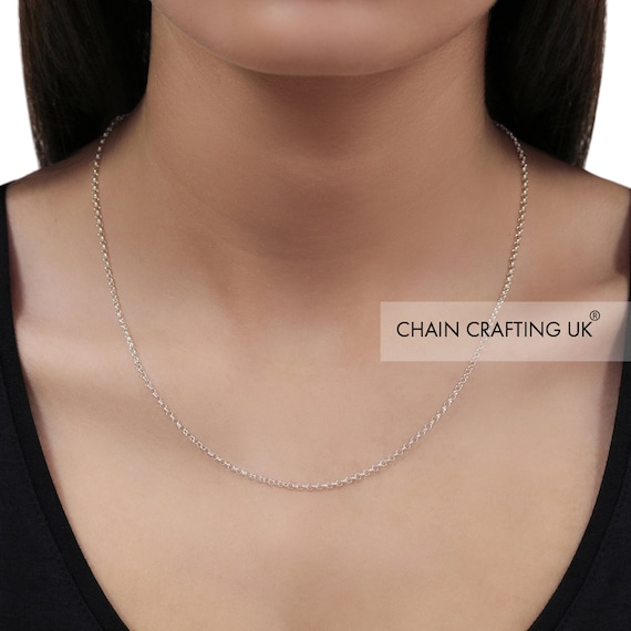 925 Sterling Silver Belcher Rolo 2mm 