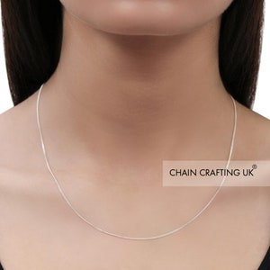 925 Sterling Silver Chain 20 In 2mm Sterling Silver Filled Chain Necklace For Pendants - 16"/18"/20"/22"/24" Lengths, Simple & Durable 925 Sterling Silver Necklace - Foto 5