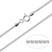 Oliver & Navy 925 Sterling Silver Spiga (Wheat) Chain Necklace – Choose Length 16'' To 30''