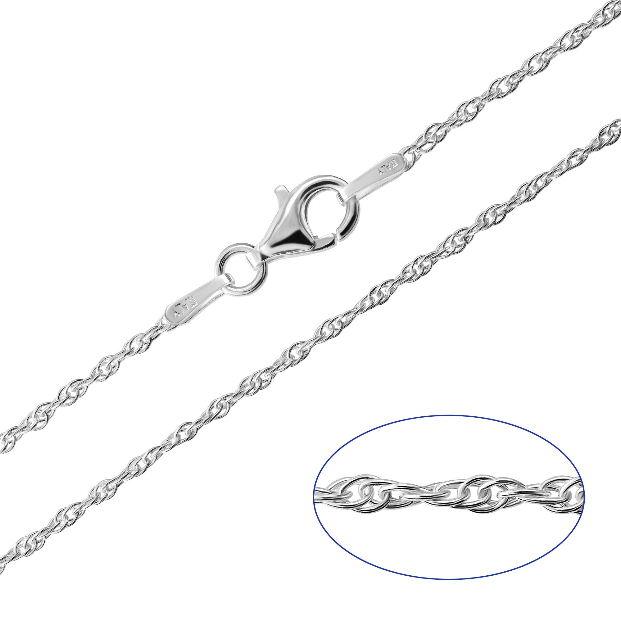 FIGARO NECKLACE XX THIN SILVER 45 CM FIGARO NECKLACE XX THIN SILVER 45 CM