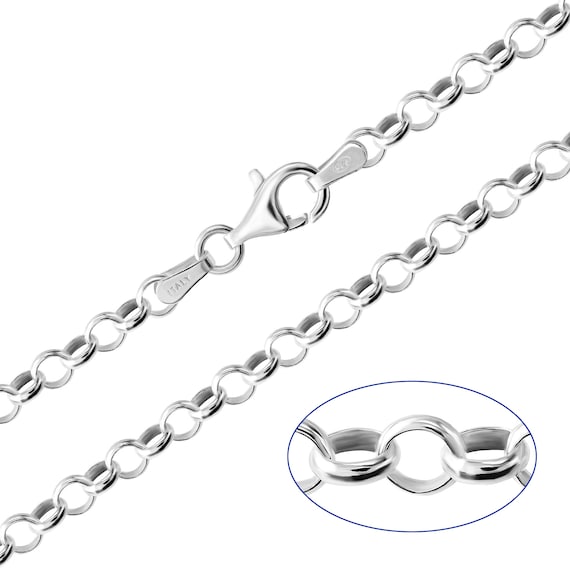 47cm Italian Long Cable Necklet 47cm Italian Long Cable Necklet