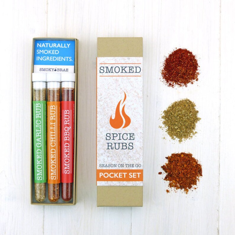 Smoked Spice Rubs Pocket Set Food Gift Set BBQ Etsy UK
