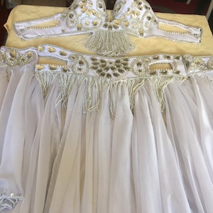 Handmade Belly Dance Costume: Custom Egyptian Outfit