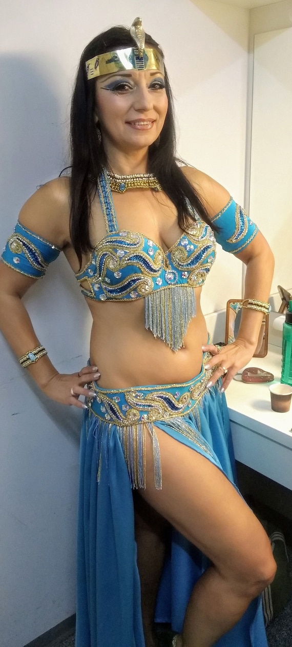 Professional Belly Dance Costume From Egypt Custom - Etsy