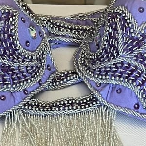 New Egyptian Belly Dance Costume Bra, Custom-Made, Handmade embroidery oriental Bra