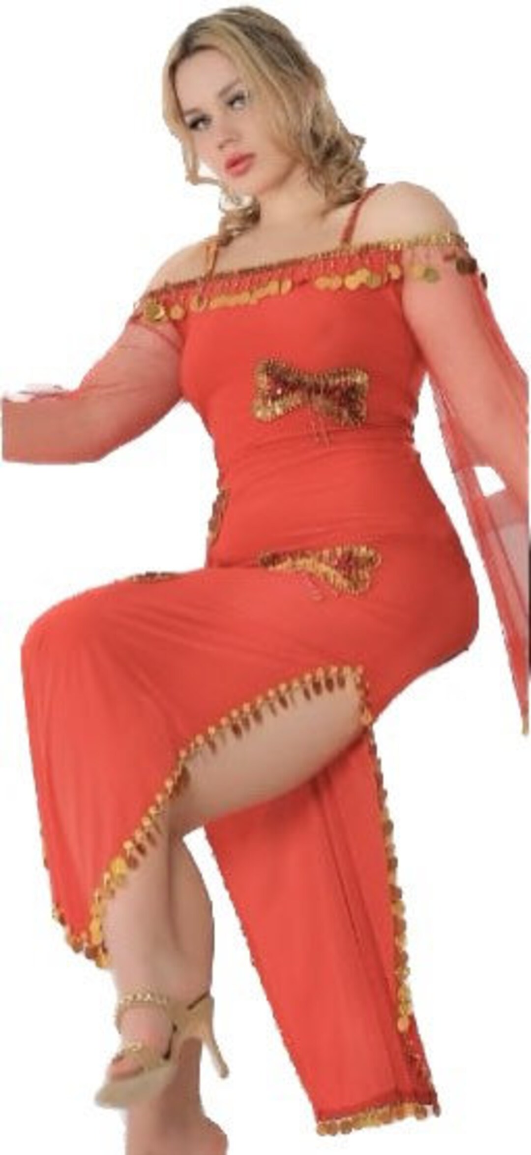 Egyptian Belly Dance Costume Saidi Dress Baladi Galabeya Etsy