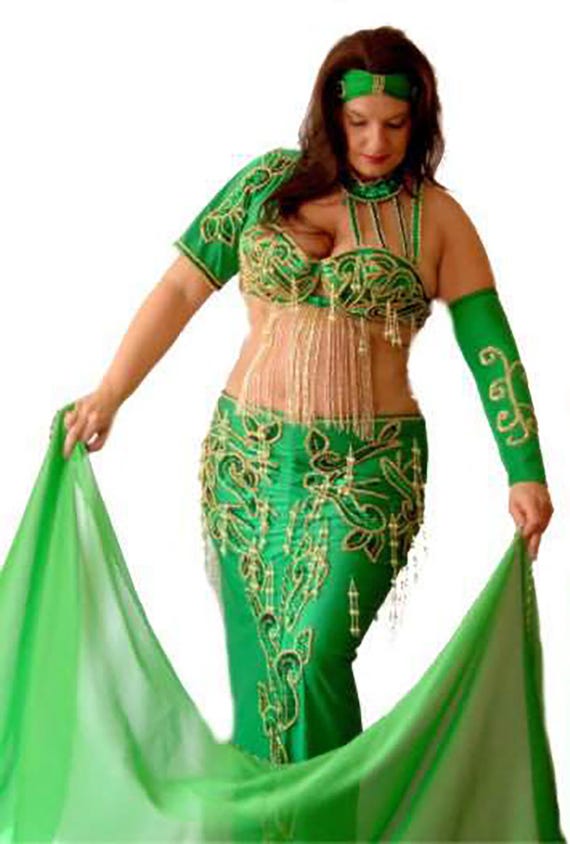 Nlaayong Chiffon Bauchtanz BH Top – Pailletten & Perlen Besatz – Glitzer Oberteil Für Musikfestivals & Partys