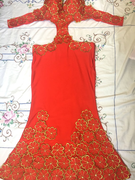 ベリーダンス BELLA custom made Belly Dance Dress Custom Belly Dance Costume: Embroidered Floral Oriental Dress - Etsy