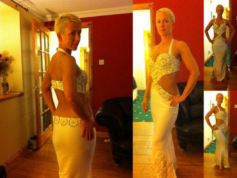 Custom Belly Dance Costume: Embroidered Floral Oriental Dress - Etsy
