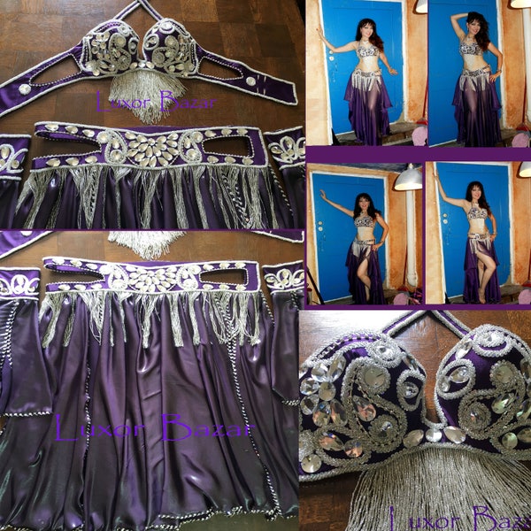 Professional Belly Dance Costume From Egypt BELLYDANCE Custom Made Dress, Any Color New, Gypsy outfit, Bauchtantz Kostuem , Handmade