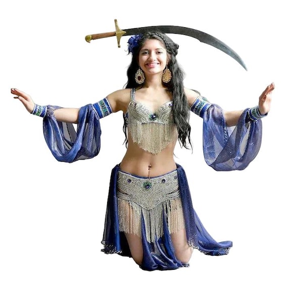 Custom Belly Dance Costume: Handmade Egyptian Oriental Dance