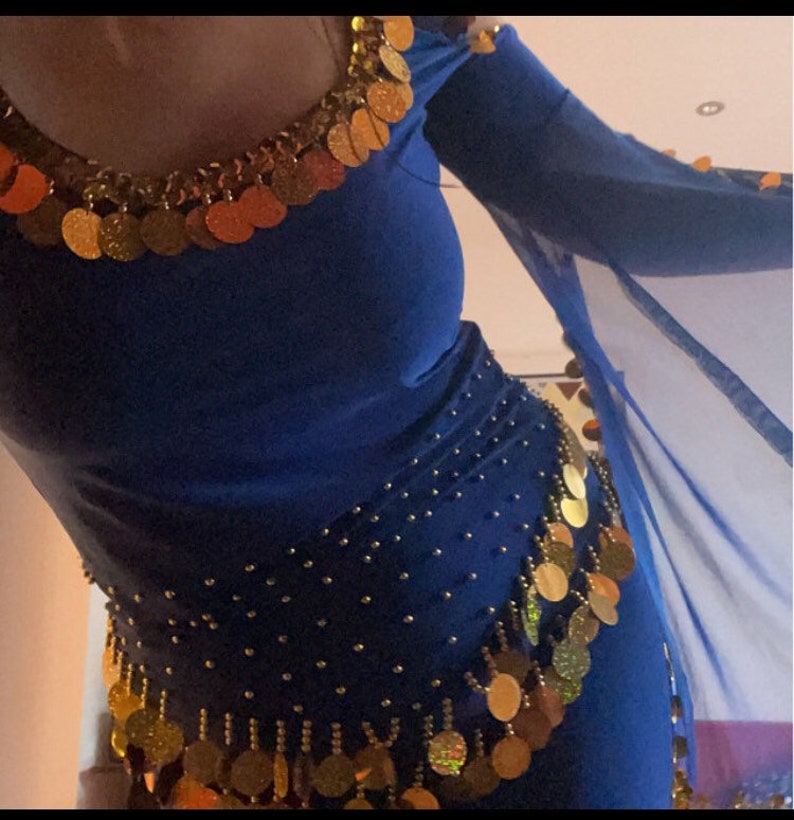 Egyptian Belly Dance Costume Saidi Dress Baladi Galabeya Etsy