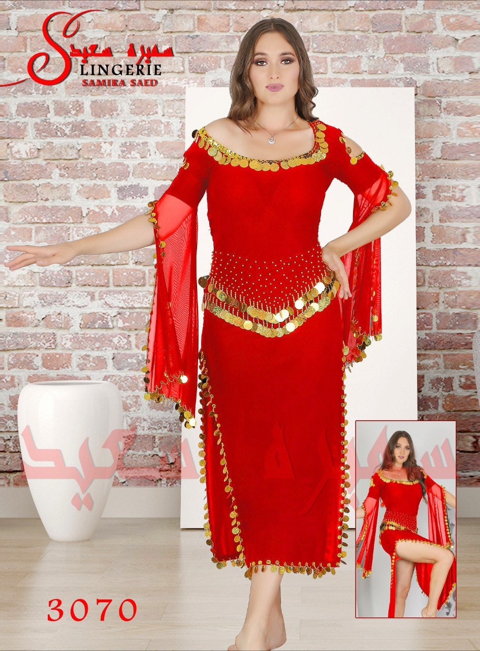 Egyptian Belly Dance Costume Saidi Dress, Baladi Galabia, Fallahi Oriental  Abaya, Gypsy, Tribal Dance Outfit, Handmade Embroidered Dress -  Canada
