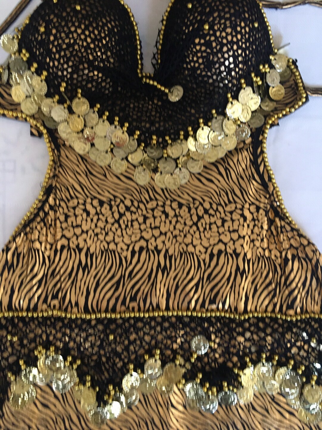 Egyptian Sexy Belly Dance Costume, Handmade Embroidered Belly Dance ...