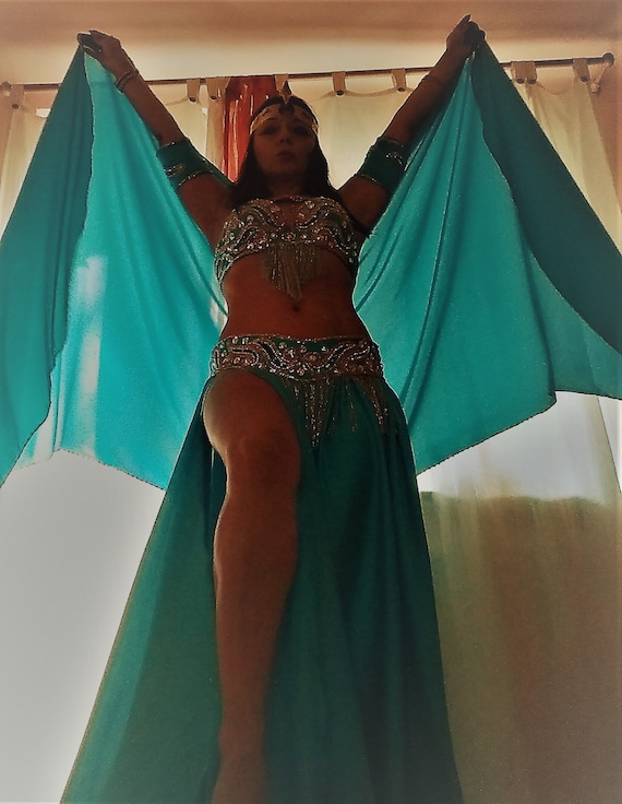 Egyptian professional belly dance costume made any color 