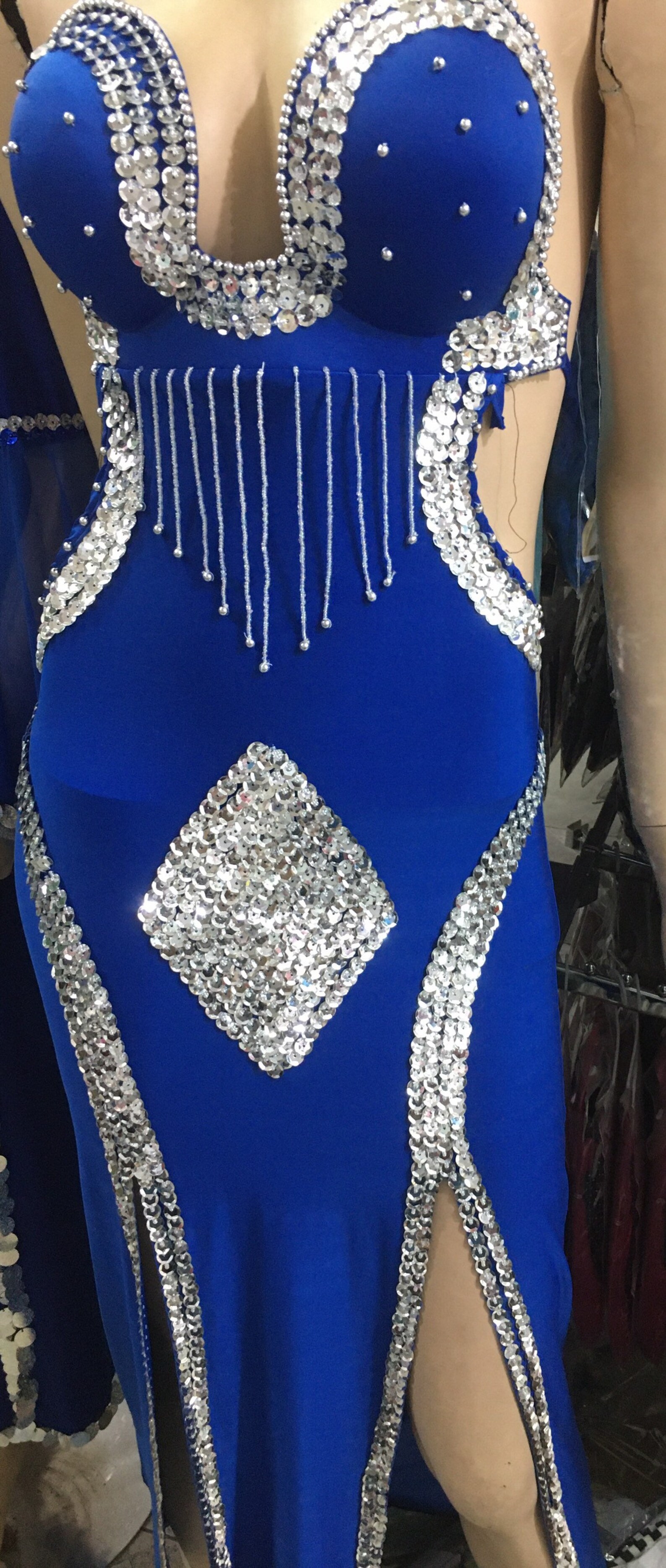 Egyptian Belly Dance Costume Saidi Dress Baladi Galabeya Etsy