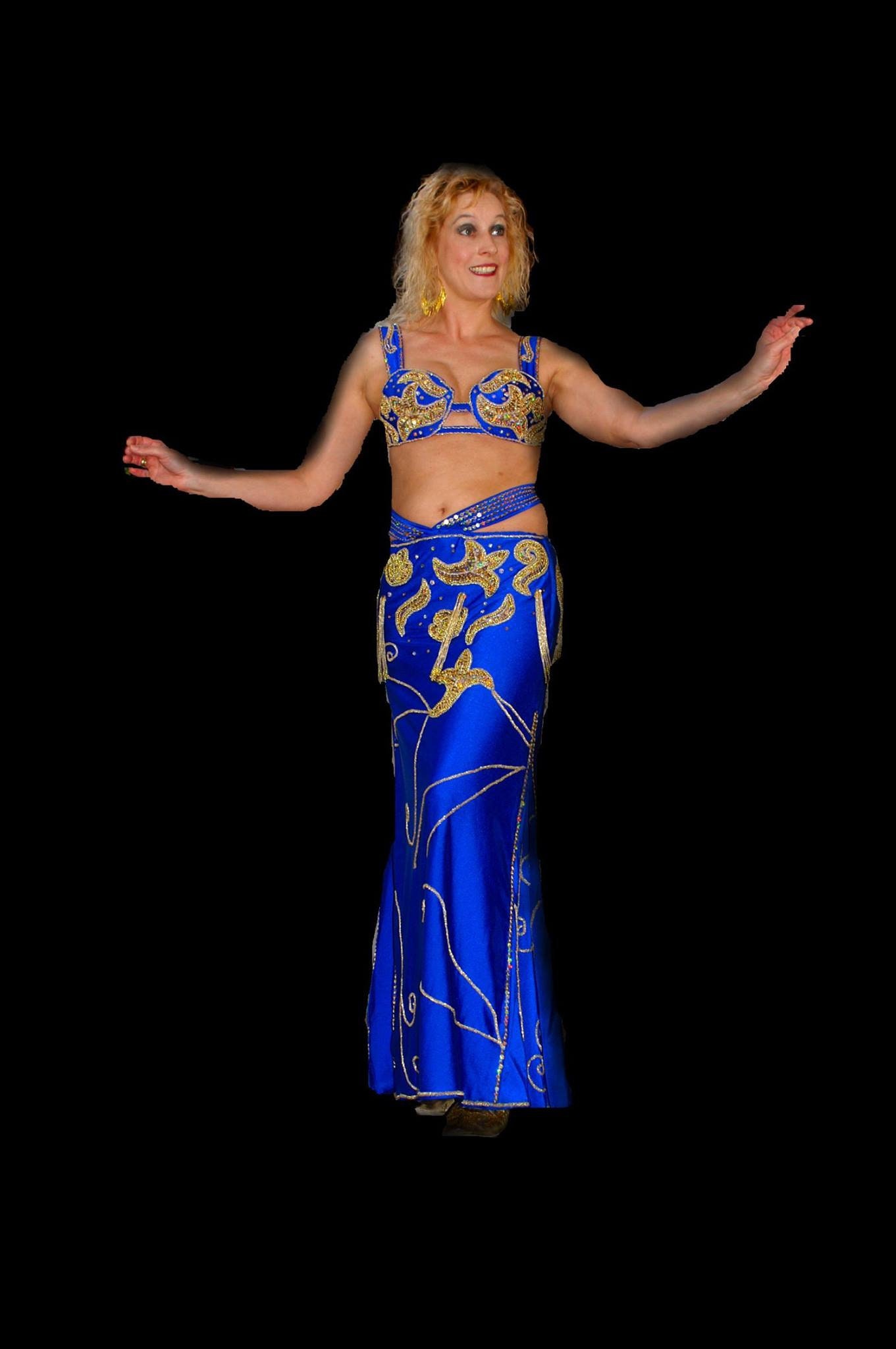 Custom Egyptian Belly Dance Costume: Handmade Embroidered Oriental