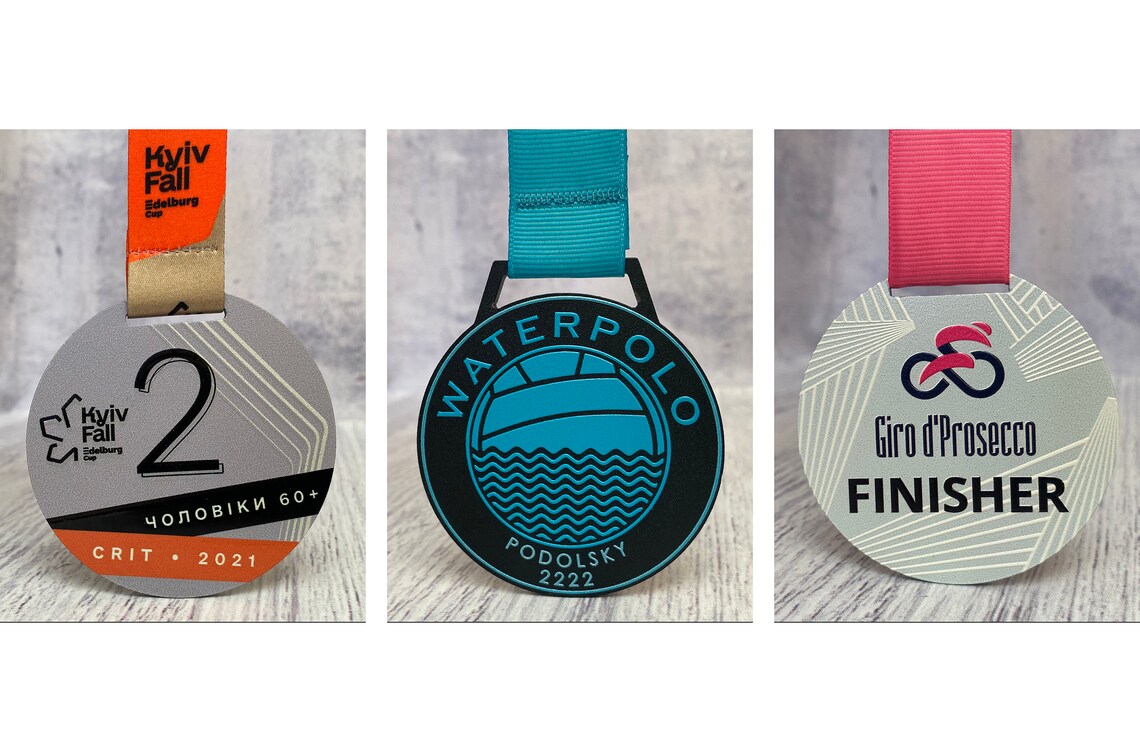 Custom Made Sports Medals From 1 Piece, Free Design, Personalized ...
