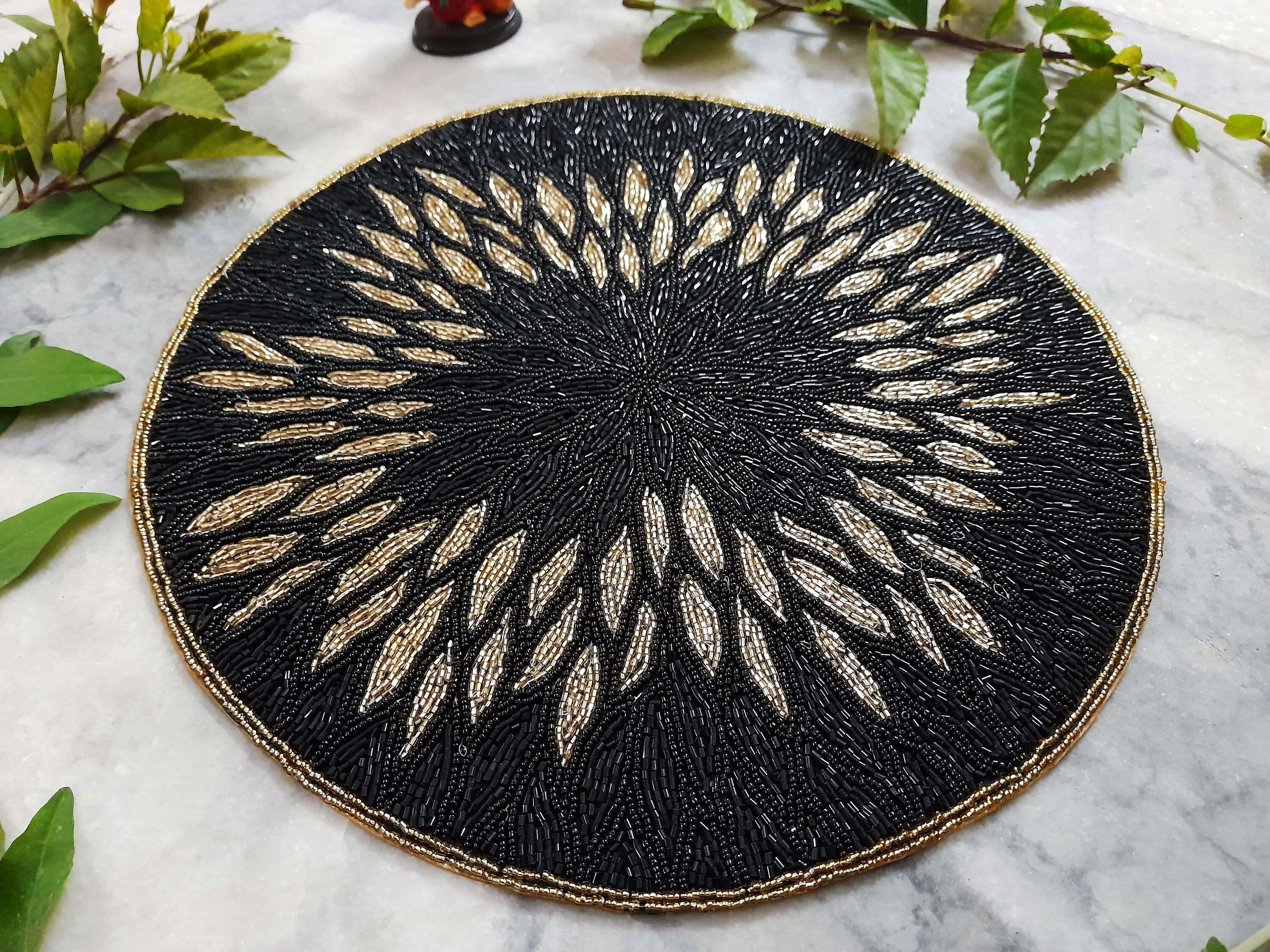 Boho placemats Heat Mats Woven Placemats vajilla Boho Etsy