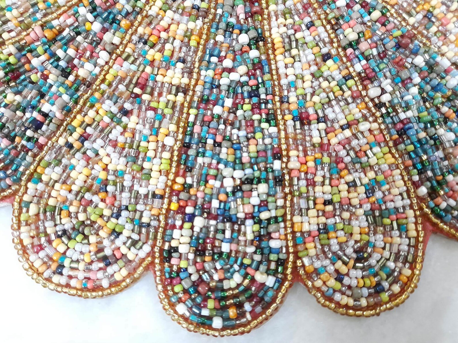 Hand woven Table Mats Round Placemats Beaded Table Mat Etsy