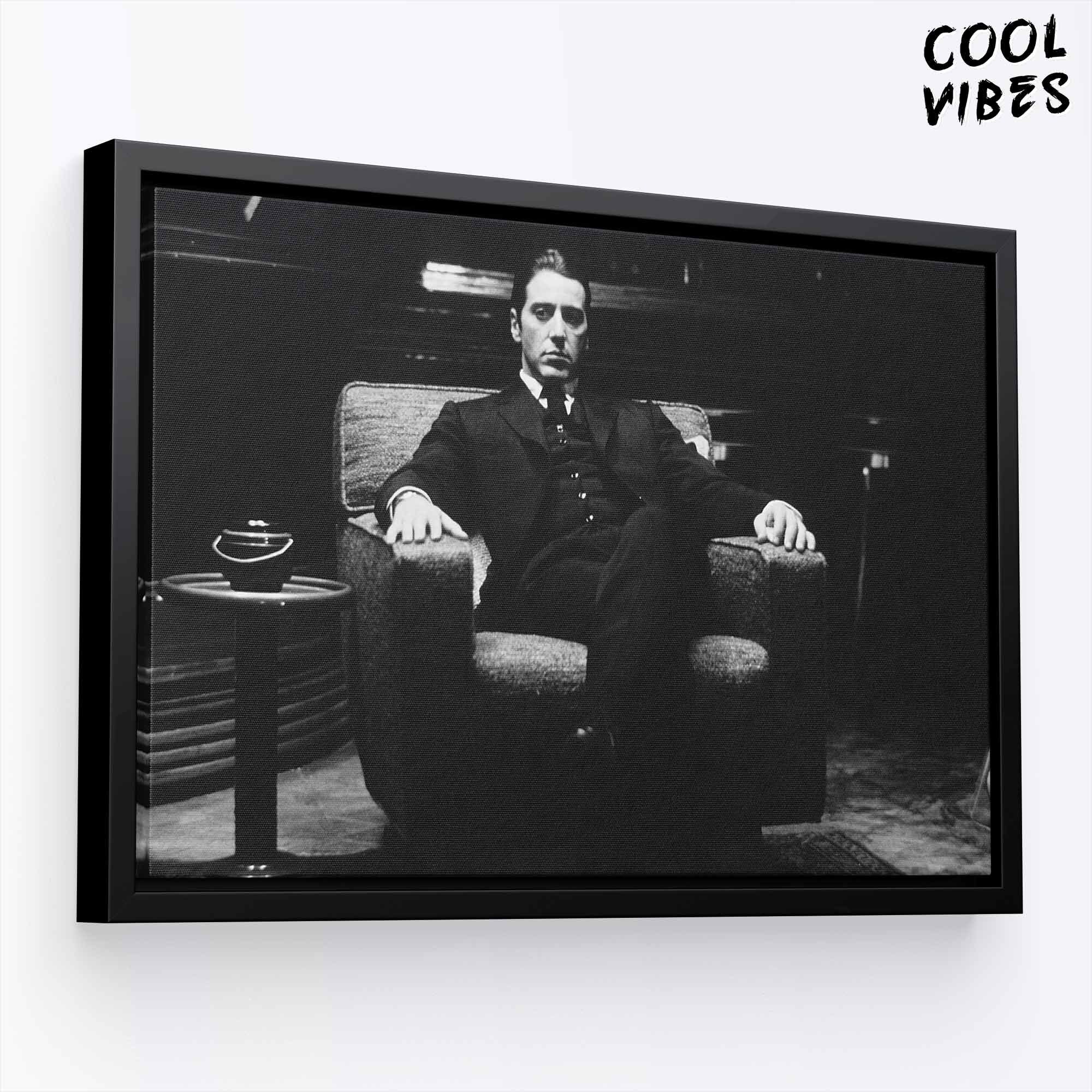 Godfather Canvas Michael Corleone Canvas Wall Art Al Pacino Etsy