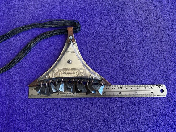 Pendentif Drapeau Berbère Kabyle - Collier Amazigh Traditionnel 2,3cm En Acier 316L