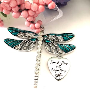 Dragonfly Memorial Ornament: Loss of Loved One Remembrance Gift
