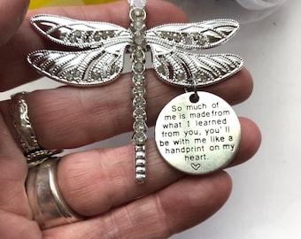 Dragonfly ornament, gift of gratitude, memorial ornament